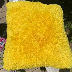 Yellow square pillow SUPER SOFT Perfect for College